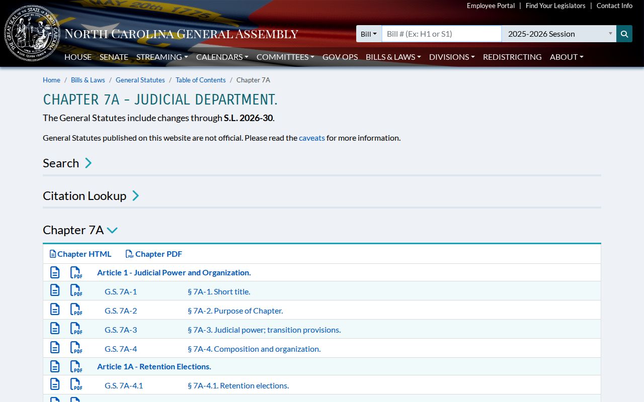 Orange County civil docket North Carolina court records statute source